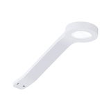 Applique murale LED blanche moderne en plastique avec tête ronde pour éclairage intérieur