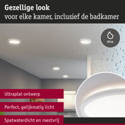 Ultraplatte witte LED-plafondlamp met IP44 bescherming, spatwaterdicht en roestvrij voor badkamer