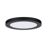 Ronde LED-plafondlamp met zwarte rand en witte diffuser voor moderne verlichting