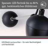 Schwarze LED-Wandleuchte mit austauschbarem Modul für nachhaltige und flexible Beleuchtungslösungen