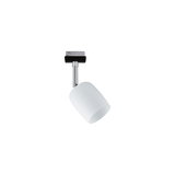 Projecteur LED blanc moderne avec verre et support en métal pour éclairage flexible