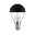 Modern Classic Edition 230 V Standard LED Drop Crown mirror E14 250lm 2,5W 2700K Crown mirror black matt LED bulb with black top and E14 base, energy-saving light for home lighting solutions
