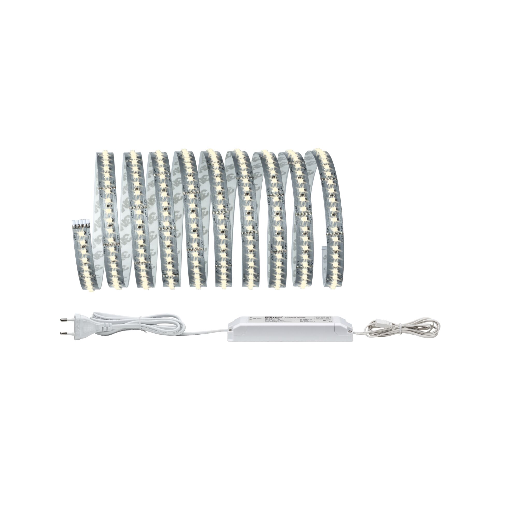 MaxLED 1000 LED Strip Basic set 3m Warm white 35W 1100lm/m 2700K 60VA Flexible white LED strip with power supply for energy-efficient room lighting