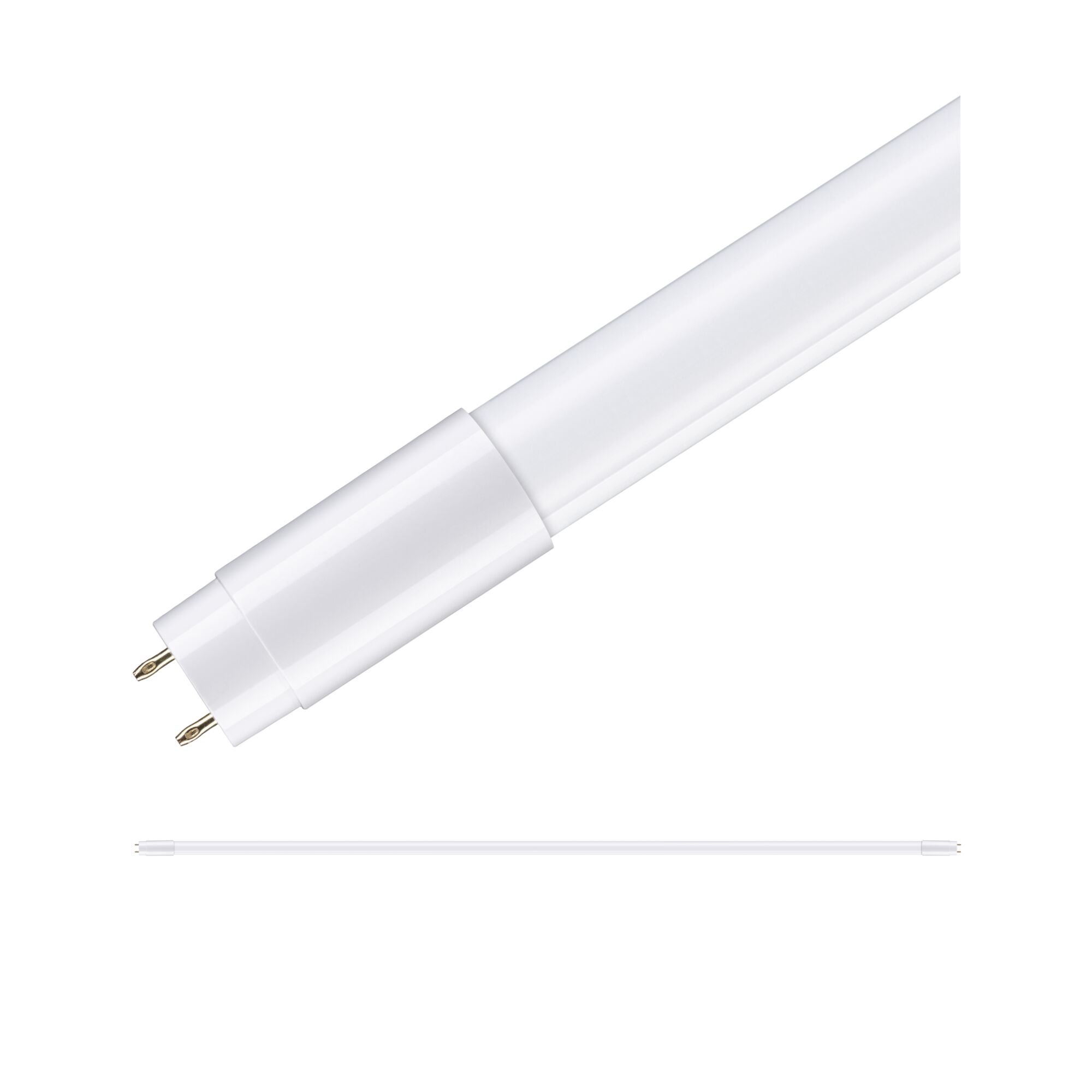 Standard 230V Rurka LED G13 T8 HF 1514mm 3250lm 25W 4000K Opal White LED tube light with two metal pins, energy-saving fluorescent lamp for indoor lighting