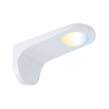 Moderne hvid LED-væglampe med varmt og koldt hvidt lys til opholdsrum