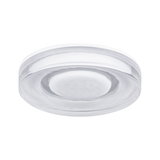 Round ceiling light made of clear white glass for modern home lighting