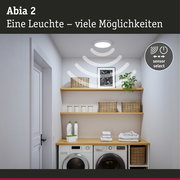 Abia 2 LED-Deckenleuchte in Weiß mit Sensorfunktion für vielseitige Beleuchtung im Hauswirtschaftsraum