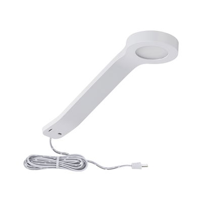 Lampe LED blanche sous meuble avec long câble et connecteur USB pour éclairage polyvalent