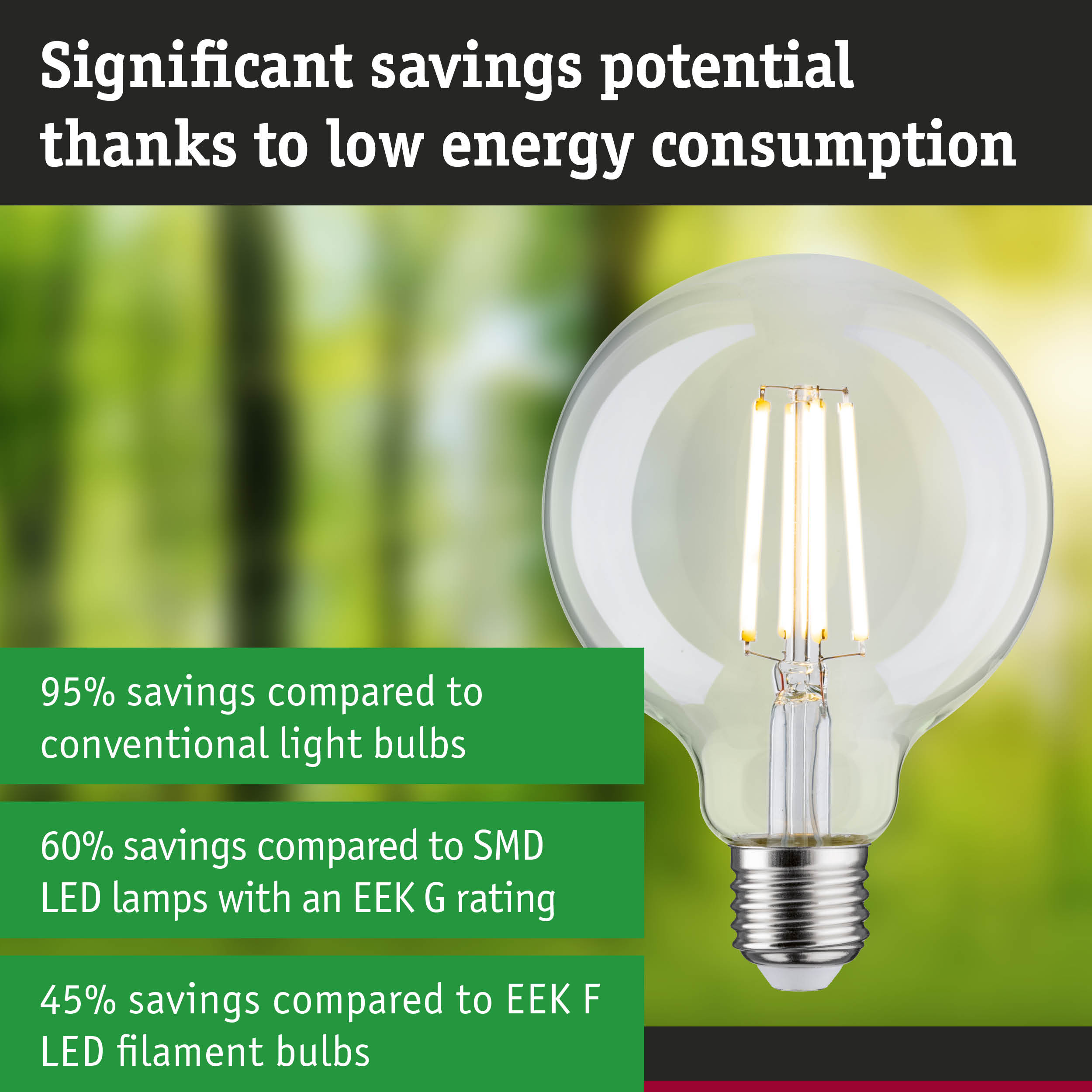 Energy-saving clear glass LED light bulb with silver base for efficient sustainable lighting