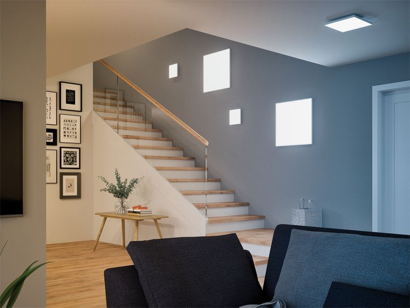 George Eliot Væve Happening Smart Home LED panels with control options for your ceiling light