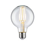 Ampoule LED claire avec filament visible et culot E27 pour éclairage économique et style vintage