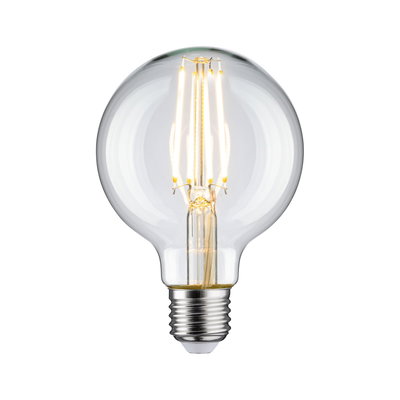 Ampoule LED claire avec filament visible et culot E27 pour éclairage économique et style vintage