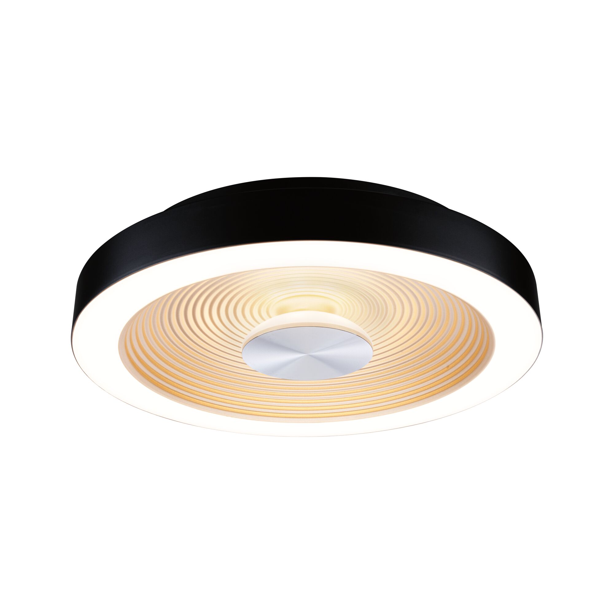 LED Ceiling luminaire Volea IP44 3000K 470lm / 1650lm 230V 3,5 / 1x13W dimmable Black/Gold