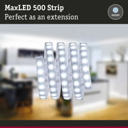 MaxLED 500 daylight LED strip as flexible lighting extension for home interiors