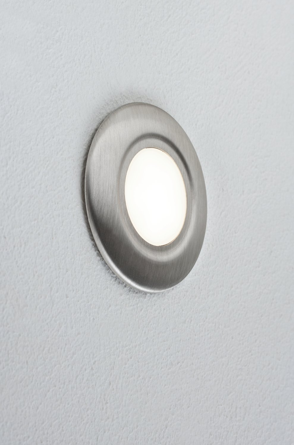 LED-wandinbouwlamp Special Line rond 86mm Edelstaal