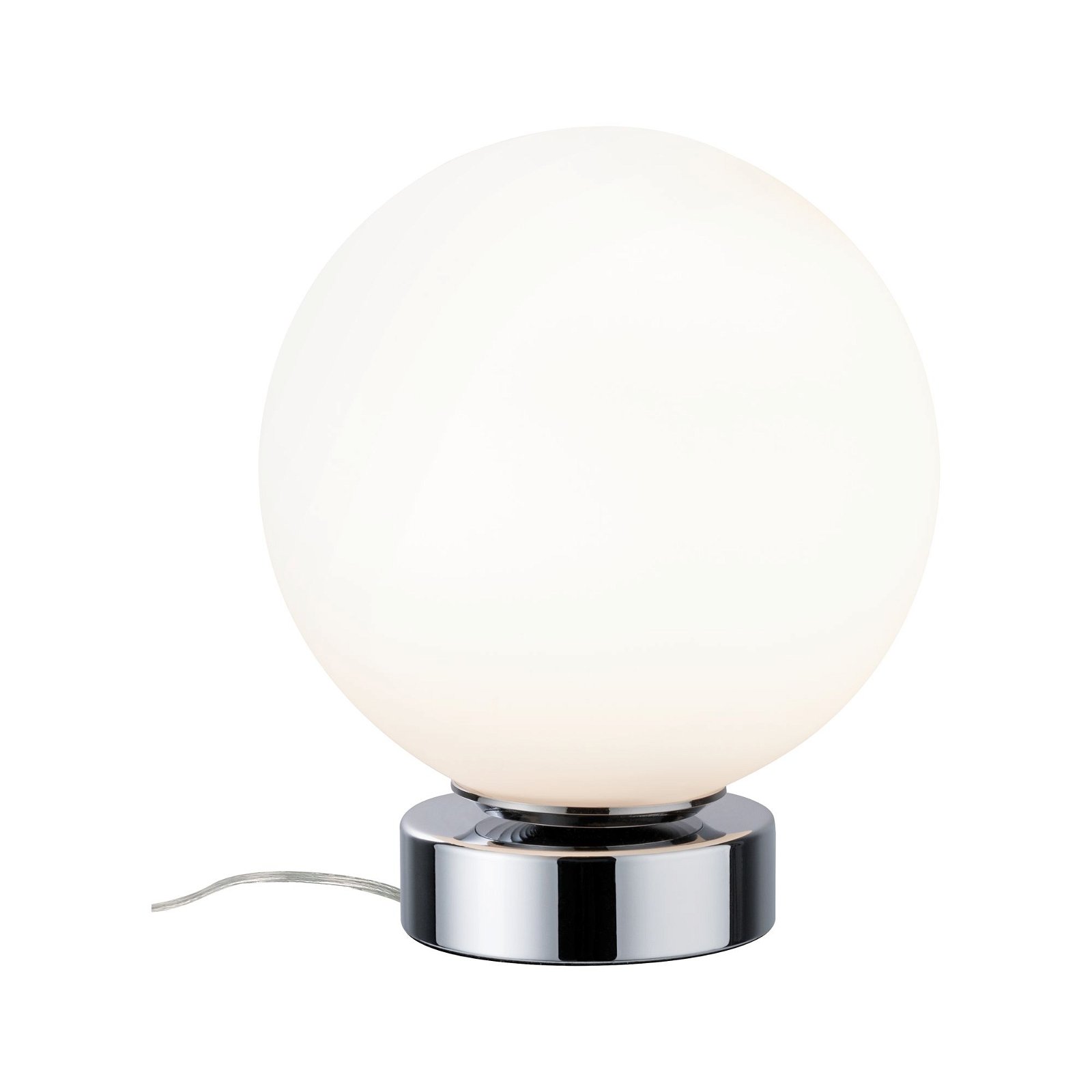 LED-tafellamp Aari E14 max. 20W Chroom/Opaal