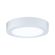 Rundes weißes LED-Deckenlicht mit mattem Gehäuse aus Kunststoff für moderne Raumbeleuchtung