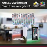 MaxLED 250 RGBW LED-strip set met witte controller en adapter voor veelzijdige verlichting