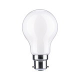 Weiße LED-Glühbirne mit Metallfassung, energiesparende Beleuchtungslösung für Zuhause