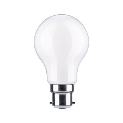 Weiße LED-Glühbirne mit Metallfassung, energiesparende Beleuchtungslösung für Zuhause