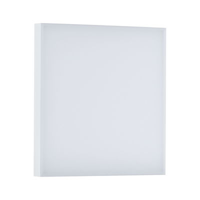 Plafonnier LED carré blanc en plastique pour éclairage moderne intérieur