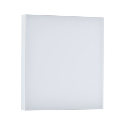 Plafonnier LED carré blanc en plastique pour éclairage moderne intérieur