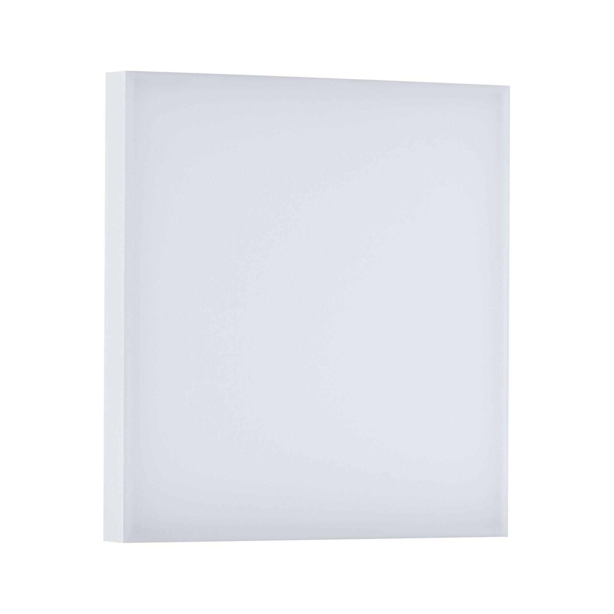 White LED ceiling panel made of plastic with flat design for modern room lighting