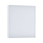 White LED ceiling panel made of plastic with flat design for modern room lighting