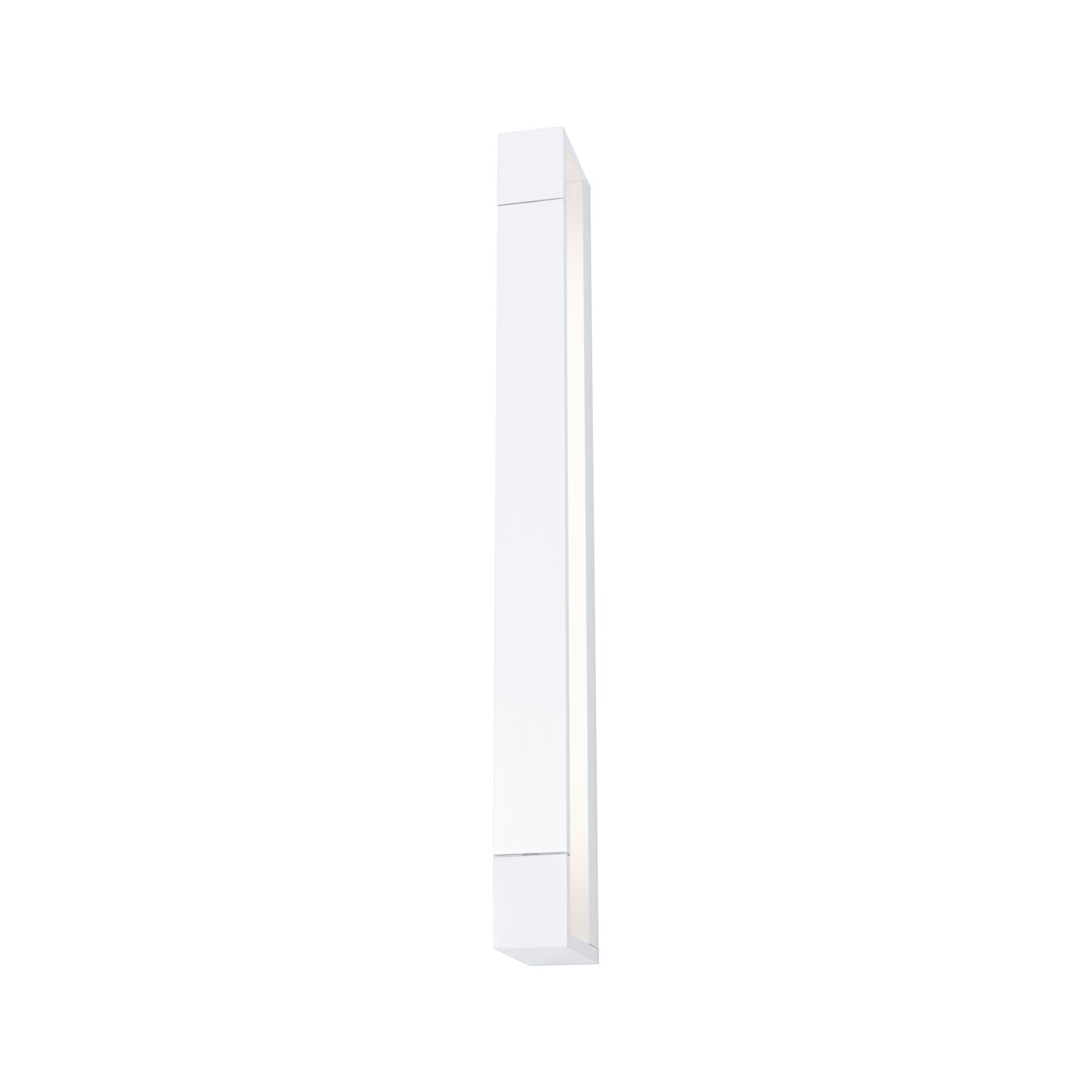 Slim white metal LED wall light with modern design for indoor lighting solutions