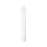 Slim white metal LED wall light with modern design for indoor lighting solutions