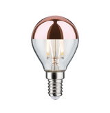 Ampoule LED avec culot E14 et verre miroir cuivre pour éclairage économique