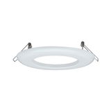 Ronde witte LED-inbouwring van kunststof met metalen veren voor plafondverlichting