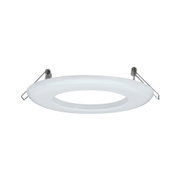 Rundes weißes LED-Einbauring aus Kunststoff mit Metallfedern für Deckenbeleuchtung