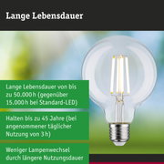 Efficient-Line Filament 230V LED Globe G95 E27 840lm 4W 3000K Klar