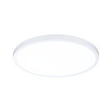 Round white LED ceiling light with slim design for modern rooms and energy-efficient lighting