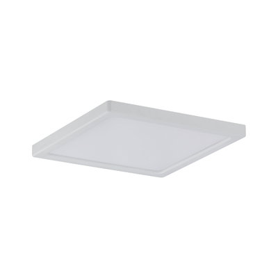 Plafonnier LED carré blanc en plastique pour éclairage moderne intérieur
