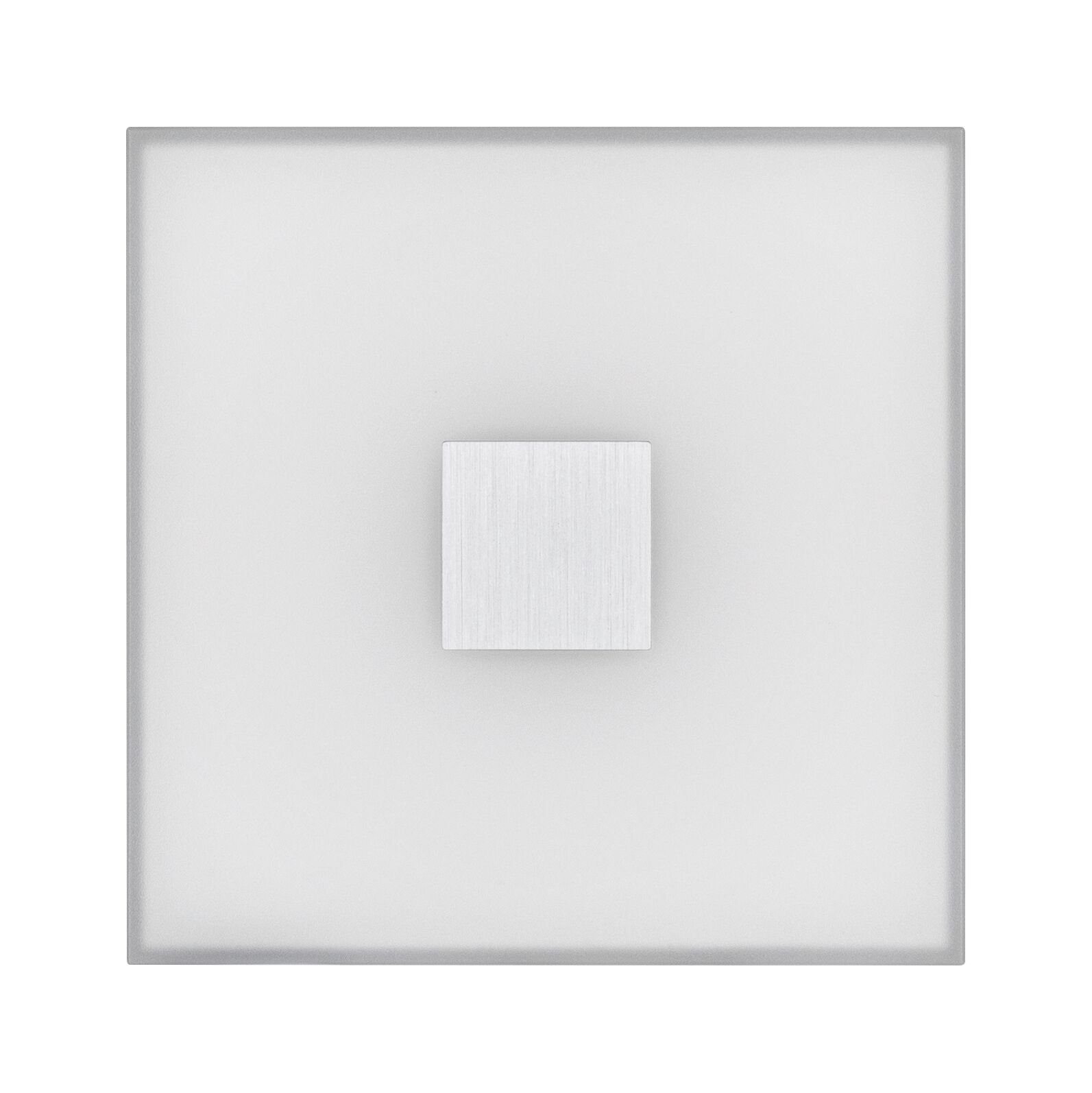 LumiTiles LED Fliesen Smart Home Zigbee Square 2er-Set IP44 100x10mm 2x12lm 230/12V 2x0,8W dimmbar RGBW+ Weiß Kunststoff/Aluminium