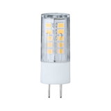 Petite ampoule LED G9 avec boîtier en plastique transparent et lumière blanc chaud pour éclairage économique