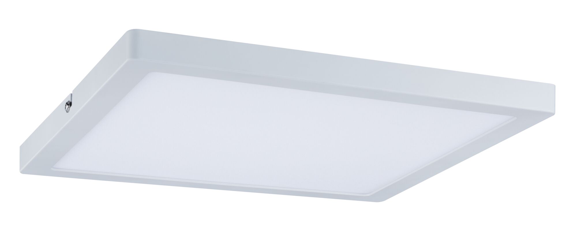 Plafonnier LED carré en plastique blanc pour un éclairage économique de la pièce