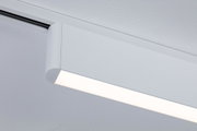 White metal LED ceiling light with modern design for efficient room illumination