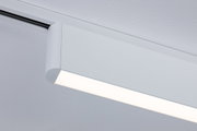 White metal LED ceiling light with modern design for efficient room illumination