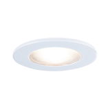 Spot encastré LED rond blanc avec lumière blanc chaud pour éclairage intérieur moderne