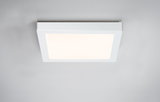 Vierkante witte LED-plafondlamp met matte diffuser voor moderne verlichting