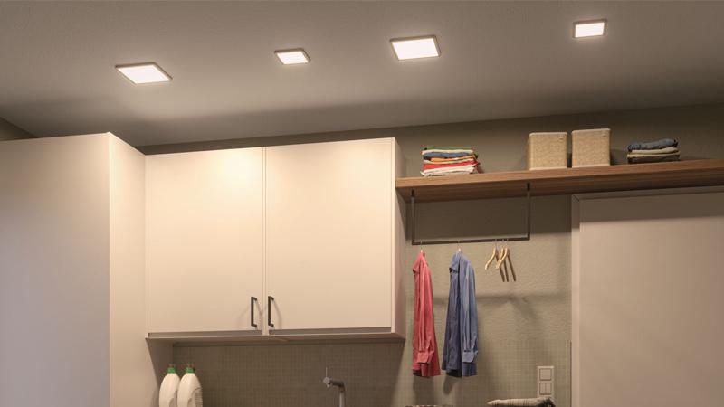 Paulmann LED Einbaupanels für Funktionsräume LED Einbaupanels für den funktionellen Gebrauch