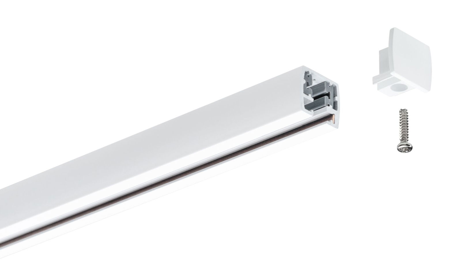 URail Connecteur Extrémités 13x21mm Blanc signal