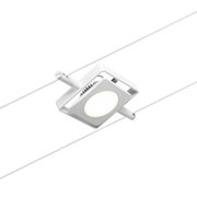 Weißer LED-Seilstrahler aus Metall mit modernem Design für flexible Beleuchtungslösungen