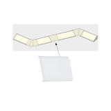 Transparent plastic cover for LED light strip for light diffusion and protection