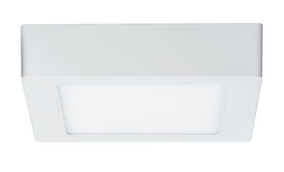 Vierkante witte LED-plafondlamp van kunststof voor moderne binnenverlichting