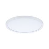 Rund hvid LED-loftslampe i plastik til energieeffektiv belysning af rum