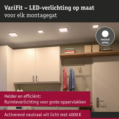 VariFit LED-inbouwverlichting in neutraal wit voor heldere, efficiënte verlichting van grote ruimtes